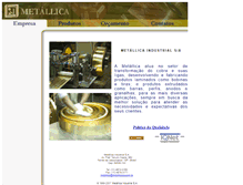 Tablet Screenshot of metallicasa.com.br